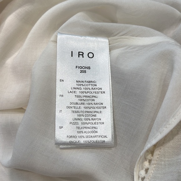 IRO FIGONS EMBROIDERED MINI DRESS size 34 - Picture 10 of 16